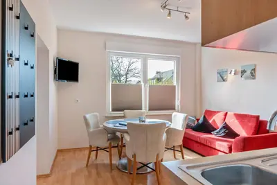 Image de Maison de vacances 'Südstrand' à Borkum pour 2 à 4 personnes, 2 chambres