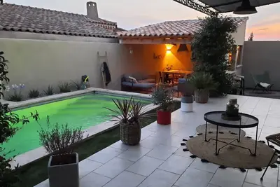 Image de Villa de charme à St Rémy de Provence avec piscine