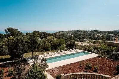 Image de Historic Trulli with Panoramic Pool & Sea View