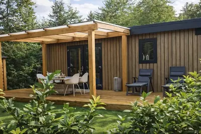 Image de Séjour de luxe en forêt avec terrasse & barbecue