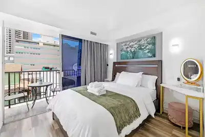 Image de 2-bedroom apartment in lovely Honolulu with Ac for your stay