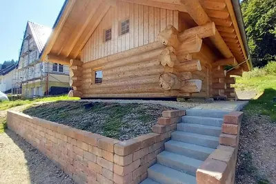 Image de Appartement 'Ferienhaus Waldruhe' avec terrasse privée, jardin privé et Wi-Fi
