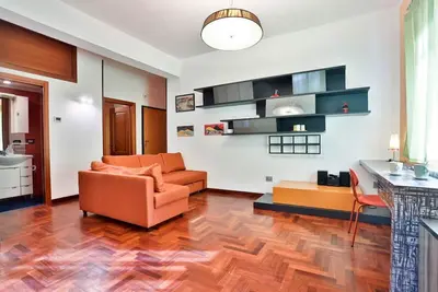 Image de GuestHost - A cozy and spacious 83 square meters apartment, perfect for four people, located on the fourth floor of a building with an elevator (Not accessible to guests with disabilities). The property enjoys an excellent seafront location: our guests ca