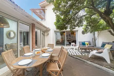 Image de au coeur de mimizan plage, maison de l'arbousier a 150 metres de la plage