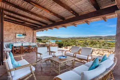 Image de Villa Lo Scoglietto, Costa Corallina, vue mer, terrasse privée et climatisation