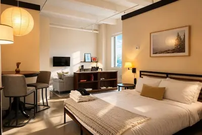 Image de Westown Studio Apt Near Fiserv, Baird, and Theater District · Sleeps 4