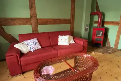Image de Maison de vacances « Kleiner Eselhof » avec terrasse privée, jardin et Wi-Fi