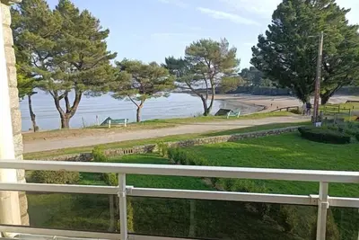 Appart. 4 couchages, face à baie de Kervoyal