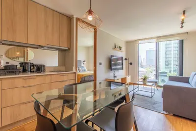 Image de Peaceful 1-bedroom apartment in charming Las Condes neighborhood