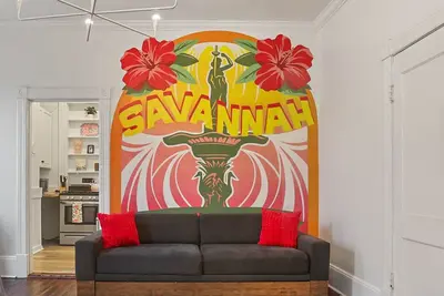 Image de Savannah Home, Walkable to Forsyth, Historic, Dogs Ok, Free Parking for 2 Cars