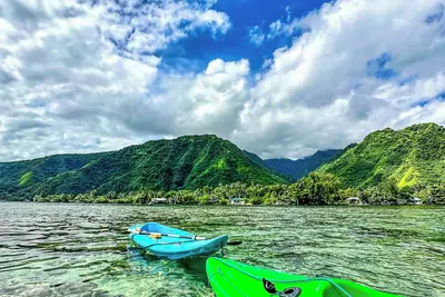Image de Fare 2 chambres à Teahupo’o - Montagnes, lagon et kayaks inclus