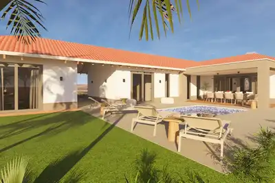 Image de Luxurious new villa with separate studio, private pool and enclosed garden