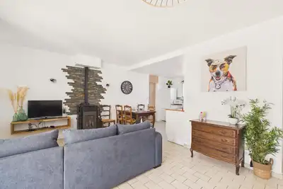 Image de Jardin et véranda, plage à 500 m, maison pour 4