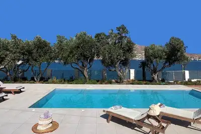 Image de Seafront Villa Elvion, Divine Sea Views, Private Pool, Furnished Terrace, .