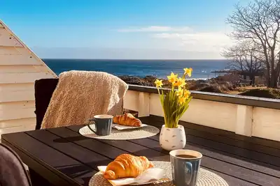 Image de Sea views cliffs 50 m from the sea in Sandvig