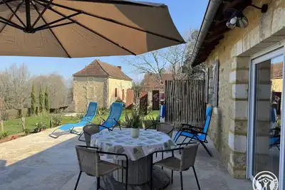 Maison en pierre climatisée, 4 pers.