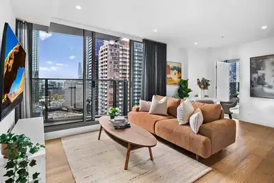 Image de Appartement moderne avec vue imprenable à Southbank