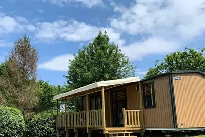 Image de Mobile home Deluxe Riviera Vue imprenable sur les collines Nouveau - 2 chambres / 1 Sdb + Clim 6 personnes