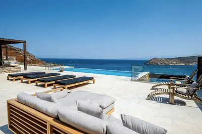 Image de Seafront Villa Astraiax, Divine Sea Views, Private Infinity Pool, Furnished.