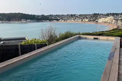 Image de Villa d’exception vue mer panoramique piscine chauffée, plage à 100m à pied.