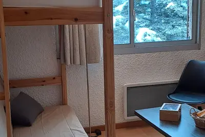 Image de Charmant petit studio vue vallée, en coeur de station au pied des pistes