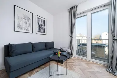 Łódź Downtown - Balcony, Top Location- by Rentujemy