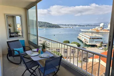 Vue mer, climatisation, Wifi, tout à pied