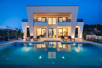 Image de Luxury Villa Odeona with panoramic seaview and pool