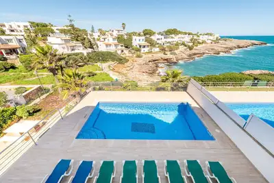Villa Voramar with sea views. Cala D'Or