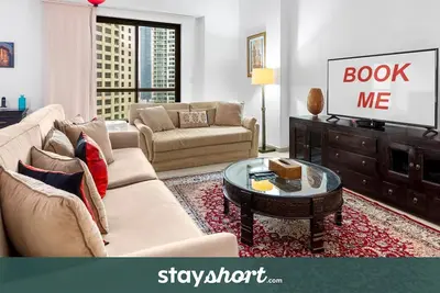 Image de Free housekeeping visits during your stay - StayShort - Cozy & Modern 1br in Jbr Sleeps 4