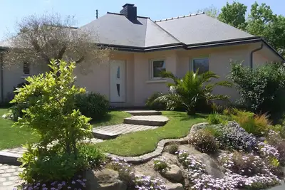 Image de Maison de vacances « Gîte Pors Mabo » avec terrasse, jardin privés et Wi-Fi