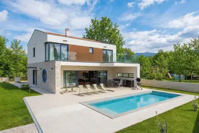 Image de Villa luxe Amarea : Piscine privée, cuisine d'été, intimité & nature