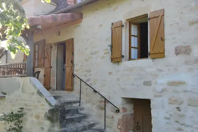 Image de Maison Quercynoise : terrasse, jardin privés et balcon dans la vallée du Célé