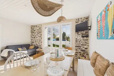 Image de Maison pour 7 avec jardin proche mer