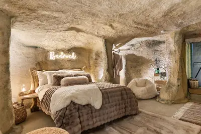 Image de Bedrock – A Flintstone-Inspired Cave Stay