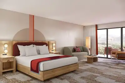 Image de Room w/ Fireplace + Breathtaking Red Rock Views – Perfect Nature Retreat