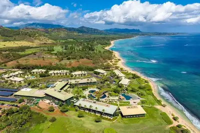 Image de 3-bedrooms at Outrigger Kauai Beach Resort. Pool+Waterslide. Beach Front.