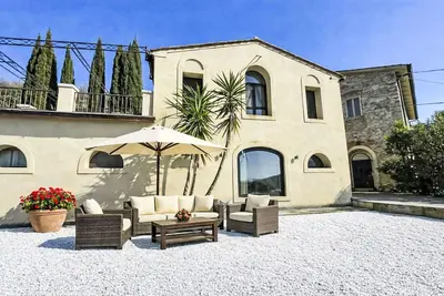 Image de Maison de vacances privée avec Wifi, climatisation, piscine privée, Tv, terrasse, vue panoramique