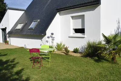 Image de Séjour en Bretagne : mer, nature et balades Gr34 Maison avec véranda, jardin
