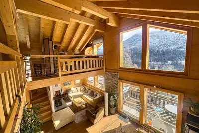 Image de Chalet Boder - Vue Mont-Blanc - Cheminée