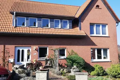 Image de Appartement « Wintergarten Am Thingplatz » avec terrasse commune, jardin et Wi-Fi