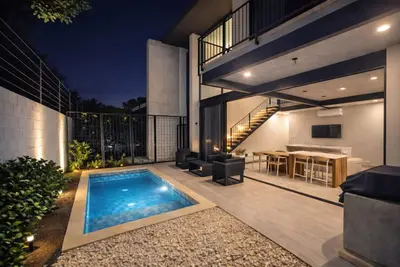 Image de Modern beach house with private pool - Near the beach