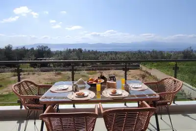 Image de Panoramic Sea View Maisonette in Eretria | Private Family Retreat