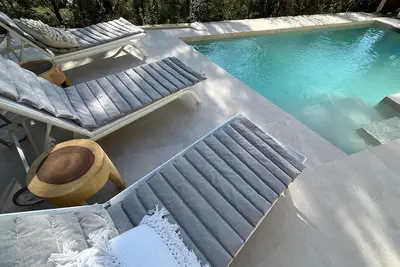 Image de Charmante maison avec vue sur la mer et piscine