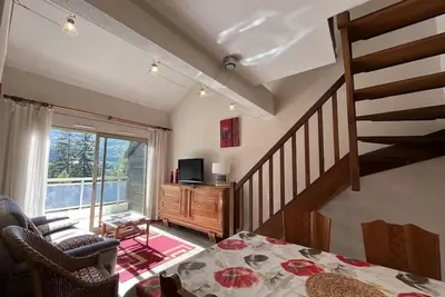 Image de 4ème étage, balcon, télévision, 70m², Pra Loup
