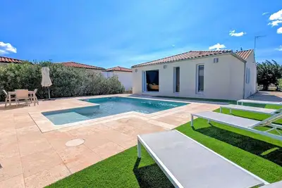 Image de Villa T4 au Grau d'Agde avec Piscine+Wifi+Clim / Plage à 170m