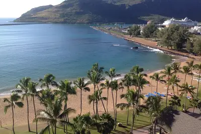 Image de Beautiful 1-bedroom Ocean Front Villa at Marriott's Kauai Beach Club.