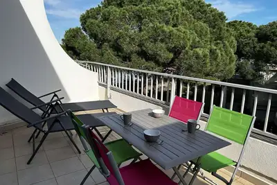 Image de Studio cabine climatisé avec vue jardin - 4 pers.