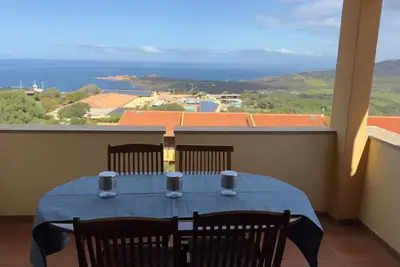 Image de Maison de vacances « Sogno di Tramonto » avec vue sur la mer, Wi-Fi et climatisation
