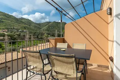 Image de Villa avec piscine partagée à Cefalù, Wi-Fi et climatisation